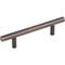 Elements 96 mm Center-to-Center Dark Brushed Bronze Naples Cabinet Bar Pull 156DBB - alternate 1